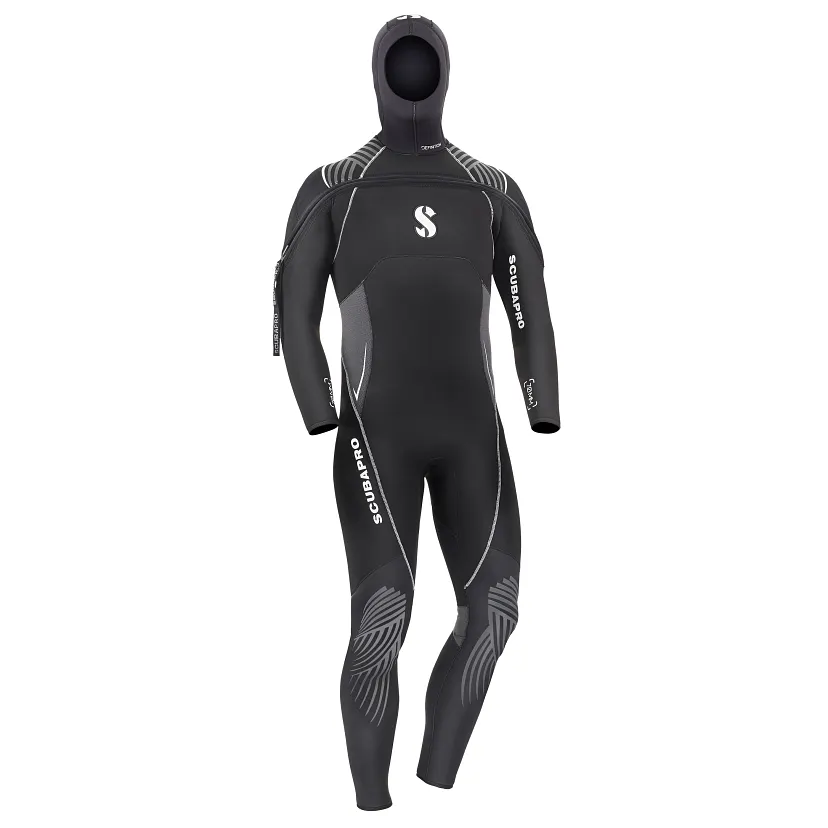 Combinaison Définition À Cagoule Avec Zip Frontal, Homme, 7mm - Scubapro